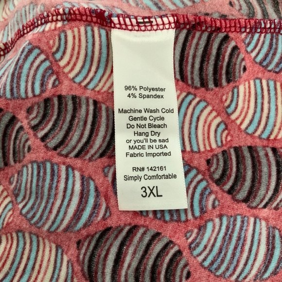 Lularoe Madison Skirt Geometric Print Size 3XL - Picture 5 of 7